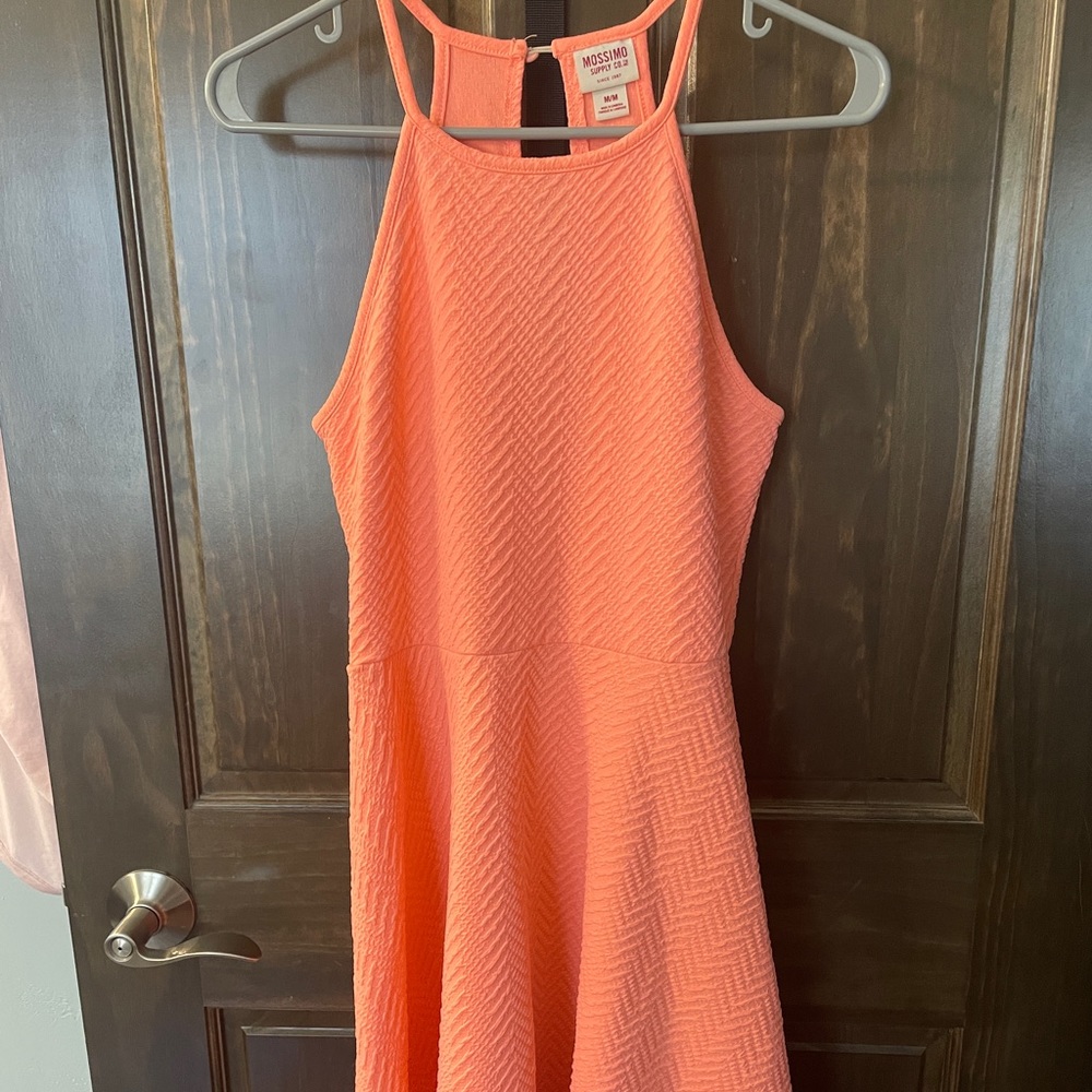 Hi neck dress